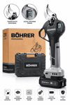 BÖHRER BA011450 PRO SERİ 50MM AKÜLÜ DAL BUDAMA MAKASI - 21V 2AH