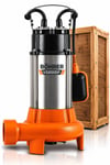 BÖHRER BA0115492 V2200DF 2,2 kW 3 HP Bakır Sargılı Drenaj Dalgıç Su Pompası – 380 L/Dk Debi, 16 Metre Basma Yüksekliği, Şamandıralı