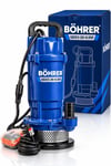 BÖHRER BA0115507 QDX3-20-0.55F 550W 0,75 HP Temiz Su Dalgıç Pompası – 20 Metre Basma Yüksekliği, Bakır Sargılı