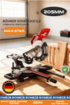 ELEKTRİKLİ GÖNYE KESME MAKİNESİ - 125MM RAYLI YENİ NESİL 