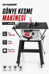 RYNDOR HM255A 255 mm Gönye Kesme Makinesi 1800W – 230V Profesyonel Masaüstü Ahşap Kesme ve Açılı Kesim Makinesi