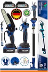 V598/21V +2 BATARYA BA01062M 15CM AKÜLÜ DAL BUDAMA TESTERESİ VE 30MM ŞARJLI DAL BUDAMA BAĞ MAKASI