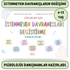 İSTENMEYEN DAVRANIŞI DEĞİŞTİRME ETKİNLİK KİTABI