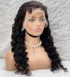 Gerçek Front Lace Tül Peruk - Yoğun Dalgalı - Doğal 65-70cm
