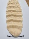 Gerçek Saç At Kuyruğu 65-70 cm 150 gr. Soğuk Sarı Renk Gerçek Saç At Kuyrukları