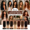 QueenSky Afro Dalgası Saç - 75cm - 240gr - Kumral Platin Ombre