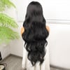Siyah Fiber Sentetik Ekstra Uzun Tül Peruk