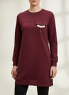 BORDO İKİ İPLİK TUNİK