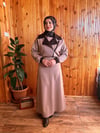 CEKETLİ JİLE ELBİSE VİZON