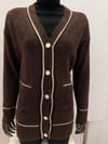 KAHVERENGİ ANGORA HIRKA