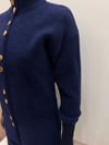 LACİVERT GOLD DÜĞME HIRKA ANGORA HIRKA