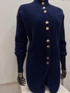 LACİVERT GOLD DÜĞME HIRKA ANGORA HIRKA