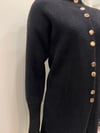 SİYAH GOLD DÜĞME HIRKA ANGORA HIRKA