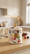 Rose Deluxe Emaye Orta Boy Kavanoz 12 Cm