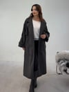 Antrasit Uzun Tasarım Kaban KABAN & MONT & CEKET - Taksim Butik