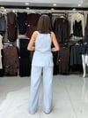 Bebe Mavisi Yelek Pantolon Takım