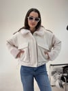 Bej Körük Cep Detay Kaşe Mont KABAN & MONT & CEKET - Taksim Butik