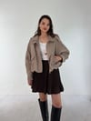 Bej Yarasa Kol Bomber Ceket KABAN & MONT & CEKET - Taksim Butik