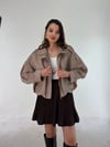 Bej Yarasa Kol Bomber Ceket KABAN & MONT & CEKET - Taksim Butik