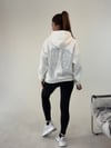 Beyaz Angel Taşlı Sweat SWEATSHİRT - Taksim Butik