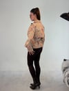 Çiçek Desenli Kısa Trenç TRENÇKOT - Taksim Butik