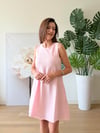 Çizgili Elbise Pembe