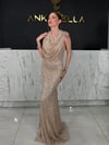 Elissa Krem Balık Abiye
