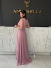 Floransa Toz Pembe Abiye
