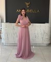 Floransa Toz Pembe Abiye
