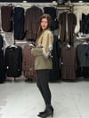 Fularlı Yeşil Blazer Ceket