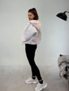 Gri Fermuarlı Melek Sweat SWEATSHİRT - Taksim Butik