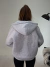 Gri Fermuarlı Melek Sweat SWEATSHİRT - Taksim Butik