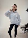 Gri Yıldız Baskılı Taşlı Sweat SWEATSHİRT - Taksim Butik