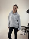 Gri Yıldız Baskılı Taşlı Sweat SWEATSHİRT - Taksim Butik