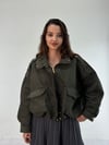 Haki Yarasa Kol Bomber Ceket KABAN & MONT & CEKET - Taksim Butik