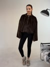 Kahve Bomber Eteği Lastikli Ceket KABAN & MONT & CEKET - Taksim Butik