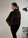 Kahve Bomber Eteği Lastikli Ceket KABAN & MONT & CEKET - Taksim Butik