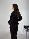 Kahve Denim Kuşaklı Takım TAKIM - Taksim Butik