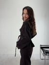 Kahve Denim Kuşaklı Takım TAKIM - Taksim Butik