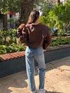 Kahve Kruvaze Şal Yaka Mont  KABAN & MONT & CEKET - Taksim Butik