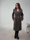Kahve Uzun Moskov Kaşe Kaban KABAN & MONT & CEKET - Taksim Butik