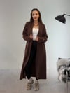 Kahve Uzun Sakal Hırka KABAN & MONT & CEKET - Taksim Butik
