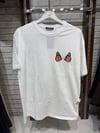 Kelebek Baskılı Kısa Kol T-shirt