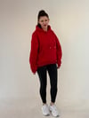 Kırmızı Angel Taşlı Sweat SWEATSHİRT - Taksim Butik