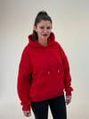 Kırmızı Angel Taşlı Sweat SWEATSHİRT - Taksim Butik