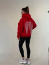 Kırmızı Angel Taşlı Sweat SWEATSHİRT - Taksim Butik