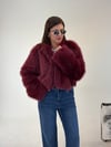 Kırmızı Kısa Bolero Kürk  KABAN & MONT & CEKET - Taksim Butik
