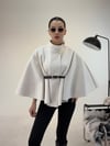 Krem Kemerli Kaşe Panço KABAN & MONT & CEKET - Taksim Butik