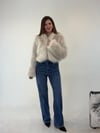 Krem Kısa Bolero Kürk  KABAN & MONT & CEKET - Taksim Butik