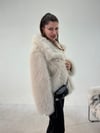 Krem Peluş Kürk Kaban KABAN & MONT & CEKET - Taksim Butik
